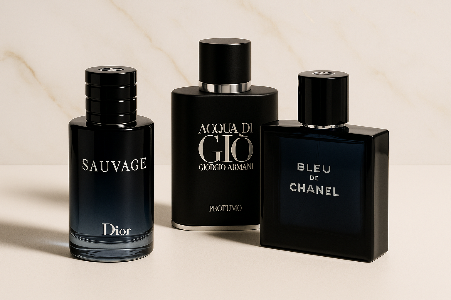 Sauvage, aqua Gio Profumo, Bleu chanel